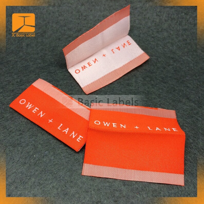 600 custom clothing labels custom woven labels clothing tag Etsy