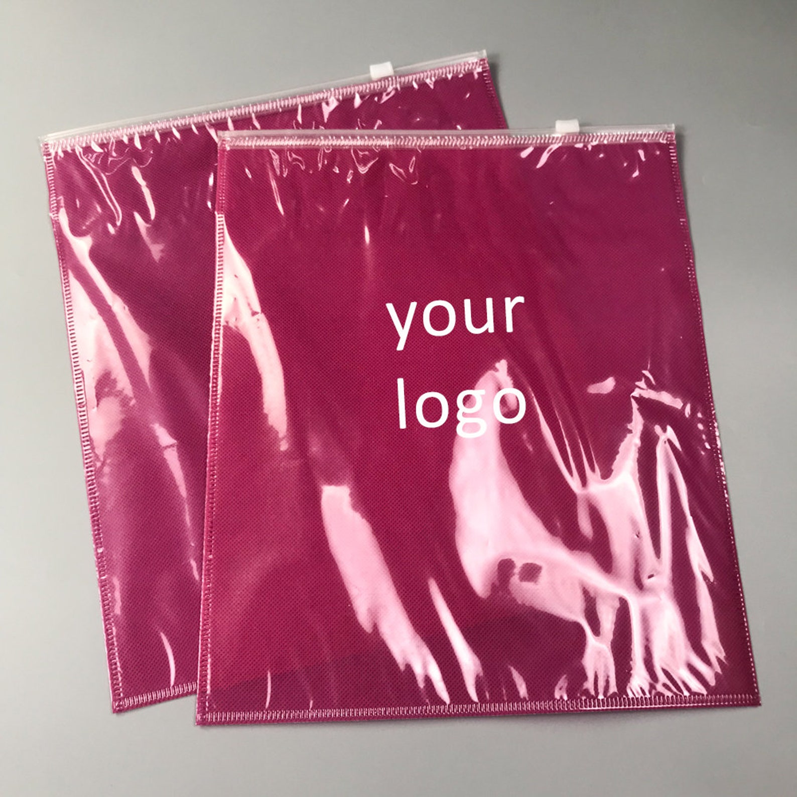 300 10x14 Custom Nonwoven Fabric Bags Zipper Lock Resealable Etsy