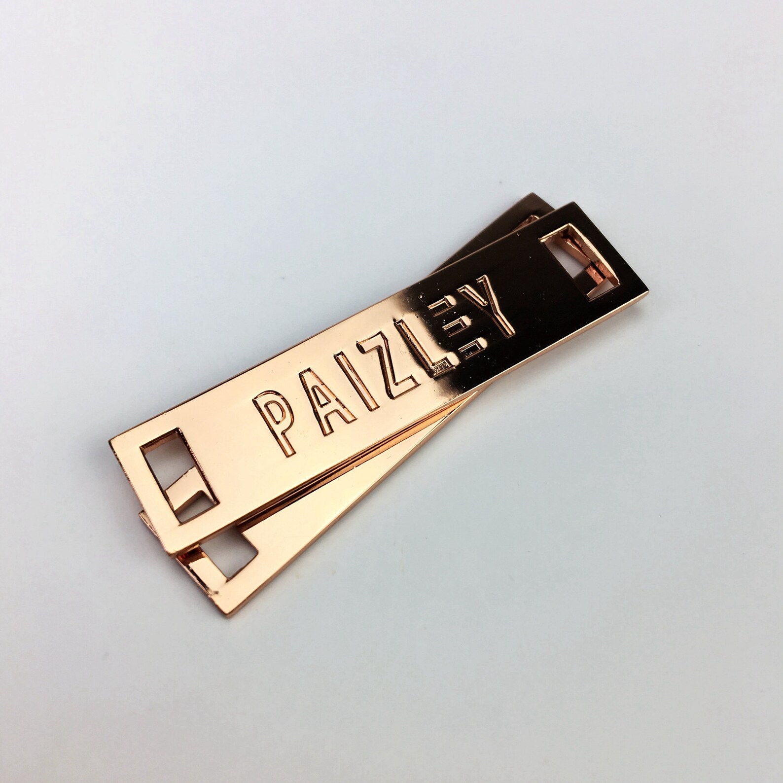 200 Metal Labels Custom Metal Tag Metal Labels for Clothing Etsy