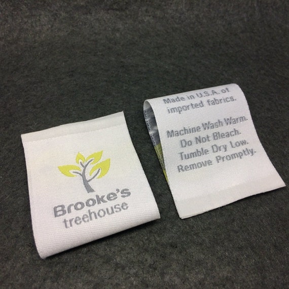 600 Clothing Labels, Hem Tags, Woven Labels, Sewing Labels