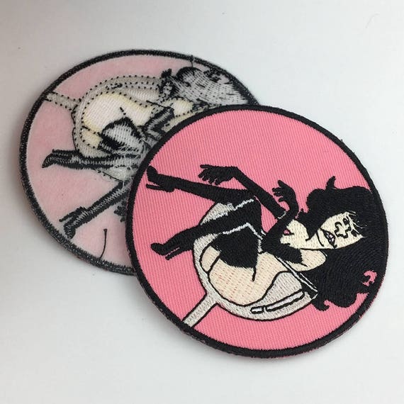 Iron on embroidered patches