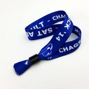 100 Custom Wristbands, Festival wristbands, Wedding Wristbands