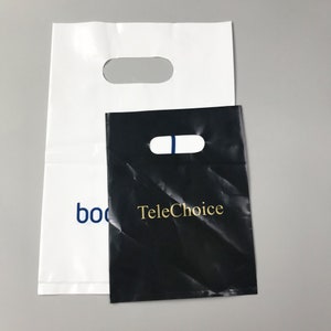 300 6x8 small Plastic carry Bags, Gift Bags, Glossy Bags, Merchandise Bags, Retail Bags, Shopping Bags, print your own logo