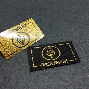 Custom Name Iron on Fabric Tags Washable Tags Bright Vivid - Temu