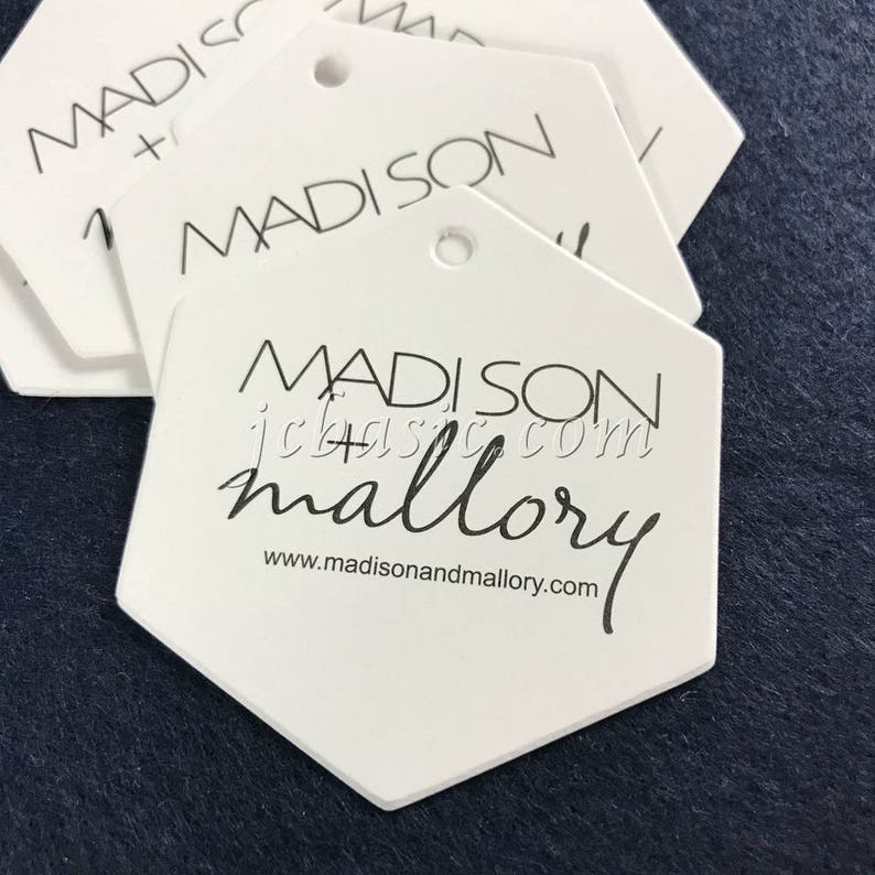 1000 Custom Hang Tags Custom Price Tags Hang Tag Design Etsy