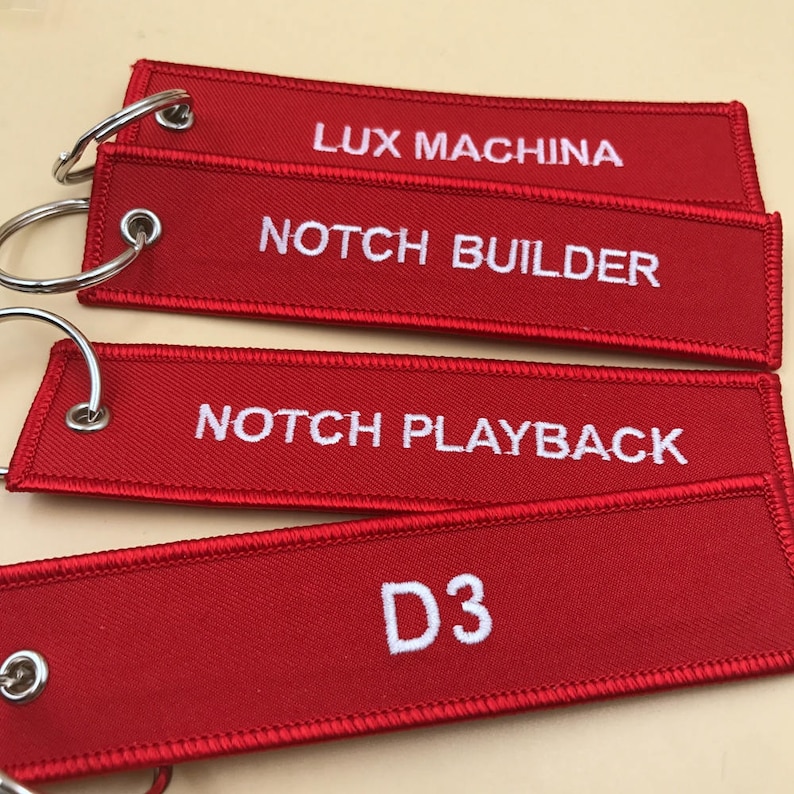 100 Flight Tags Keychains Embroidered Keychain Etsy
