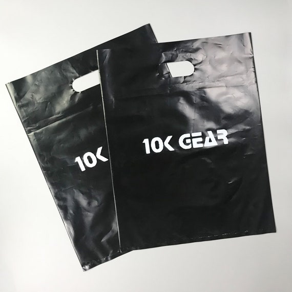 Download 300 8x12 Black Plastic Bags Gift Bags Glossy Bags Etsy
