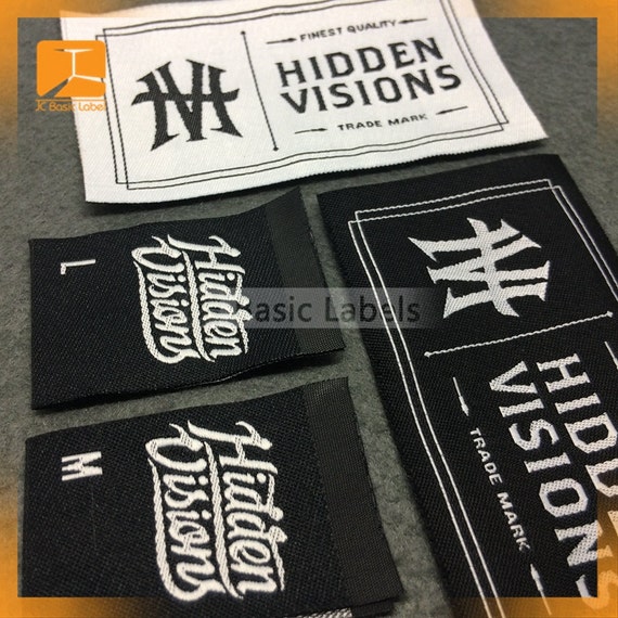 Customized Hollow Logo Woven Labels For Clothing Laser Cut Logo Name Label  For Backpack Brand Name Tags For Bags - Garment Labels - AliExpress