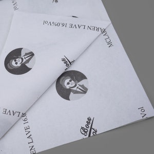 500pcs Tissue Papers, Personalised Wrap, Logo Wrapping, Brand Packaging, Bespoke Wrapping Paper, Personalised Packaging
