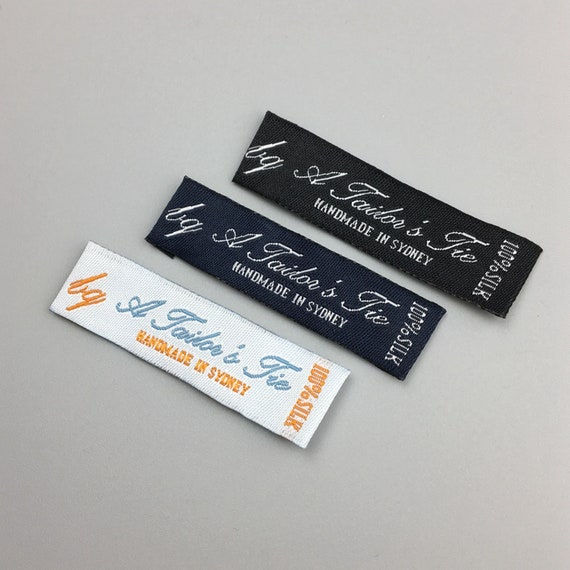 Woven Labels, Basic Name Labels, Clothing Labels, Only USD17 Ships