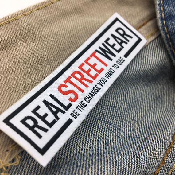 300 Custom Clothing Labels Iron on Woven Labels Iron on | Etsy