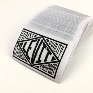 300 etichette tessute personalizzate, etichette tessute per indumenti, etichetta tessuta, etichetta per collo, etichetta per abbigliamento, etichette tessute per fatto a mano
