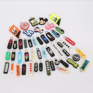 PVC zipper pull ,custom zipper pulls for bags,Customized Zipper Puller, Personalized Zipper Pull, Zipper Pulls for luggage.