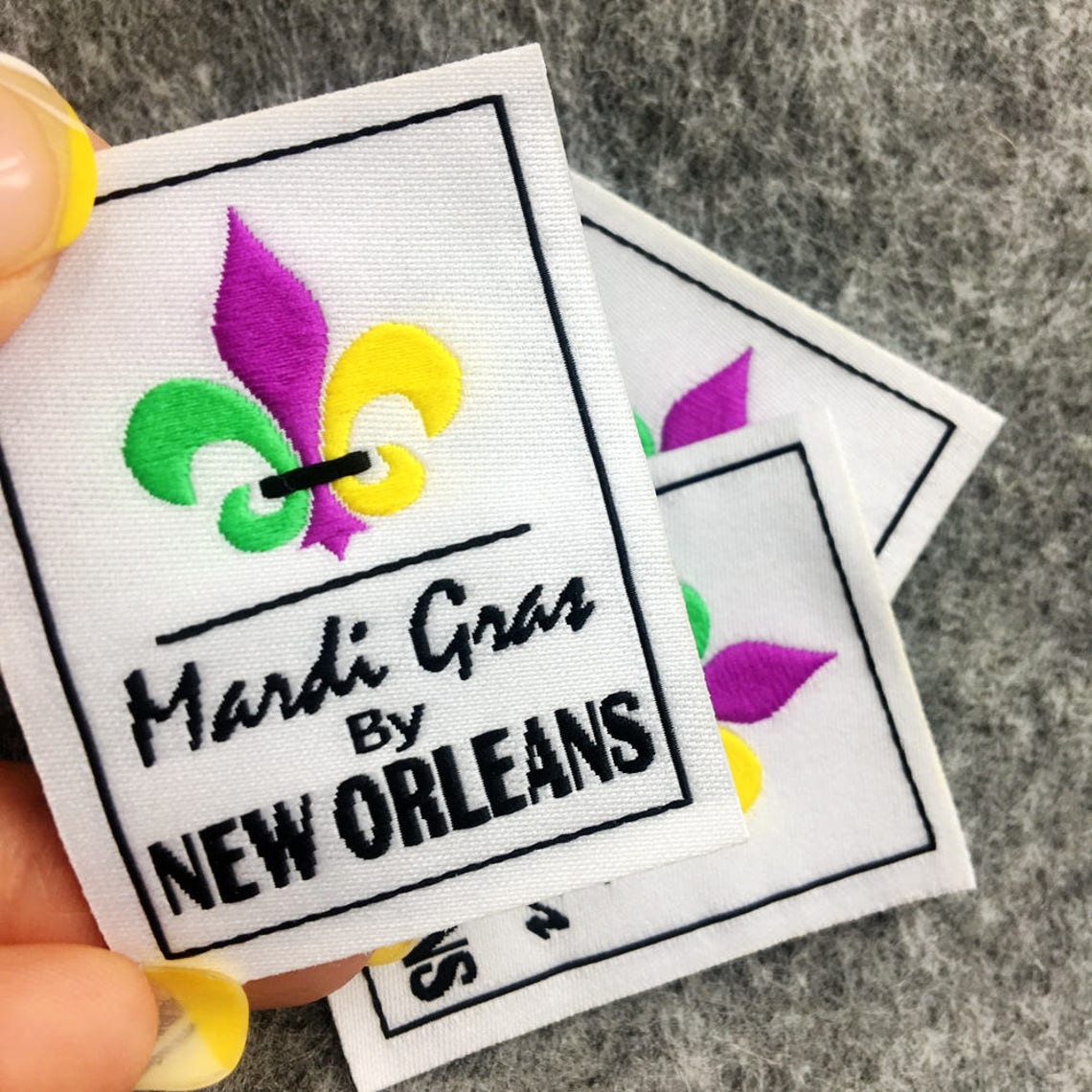250 Custom Clothing Labels Iron on Woven Labels Iron on - Etsy