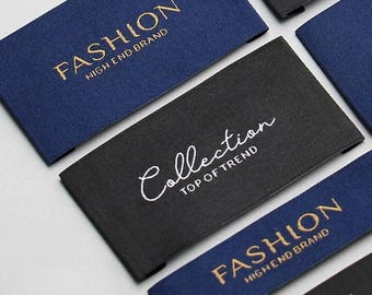 Clothing Custom Woven Labels, Woven Tag, Garment Labels, Hem Tags,  Clothing Label, High-density Woven Labels, Custom with Your Logo