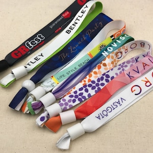 500 Wristband for Events, party wristbands, fabric wristband, festival wristbands, Custom Wristband