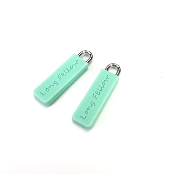 Customized Zipper Pull Charm / Tag with Single Sided Custom Shape - Up to 1  Sq. In. 