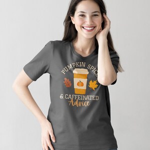 Pumpkin Spice Latte Fall Shirt, Pumpkin Spice Tee, Coffee Lover Gift, Cozy Fall Shirt, Fall Graphic Tee, Coffee Shirt