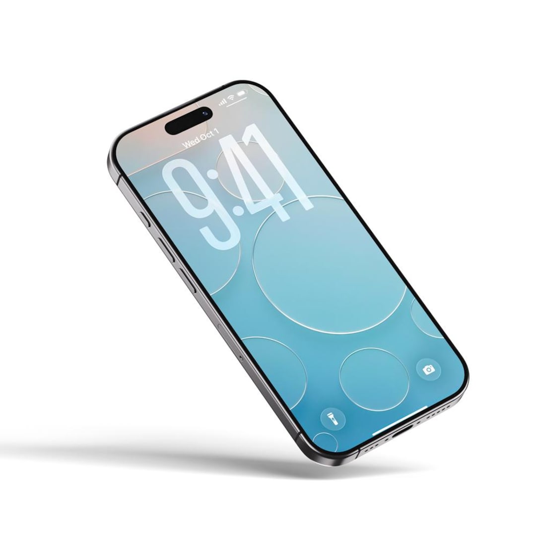 Ios 26 Glass Bubble Wallpaper Pack - Etsy