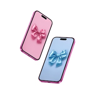 Bow Phone Wallpaper Girly Preppy Aesthetic Minimal iPhone Wallpaper