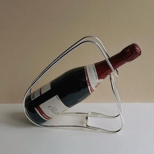 Bottle rack silver, bottle holder, home decor, wine rack