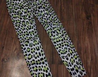 Vintage Just Cavalli skinny jeans met luipaardprint - maat S