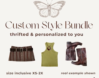 Curated Thrifted Clothing Box – Personalized Style Bundle