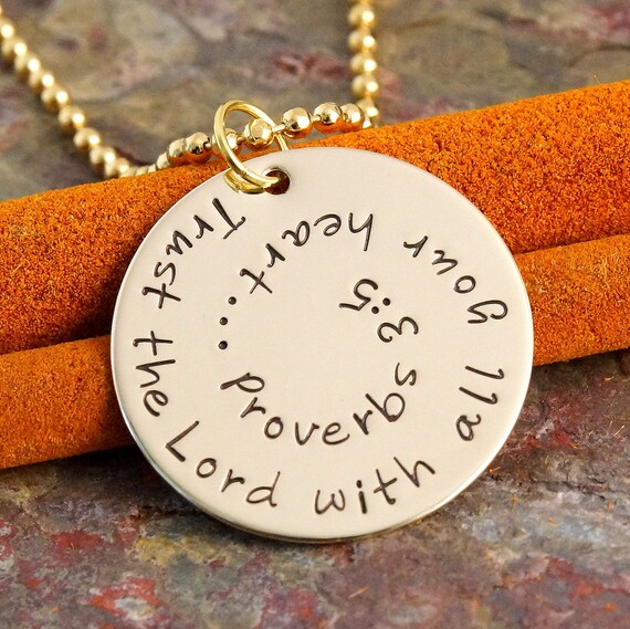 Items similar to Personalized Hand Stamped Necklace Custom Jewelry
