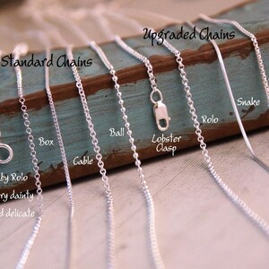 Family Tree Necklace / Sterling Silver Necklace / Personalized Hand Stamped Jewelry / Heritage of Love Small image 5