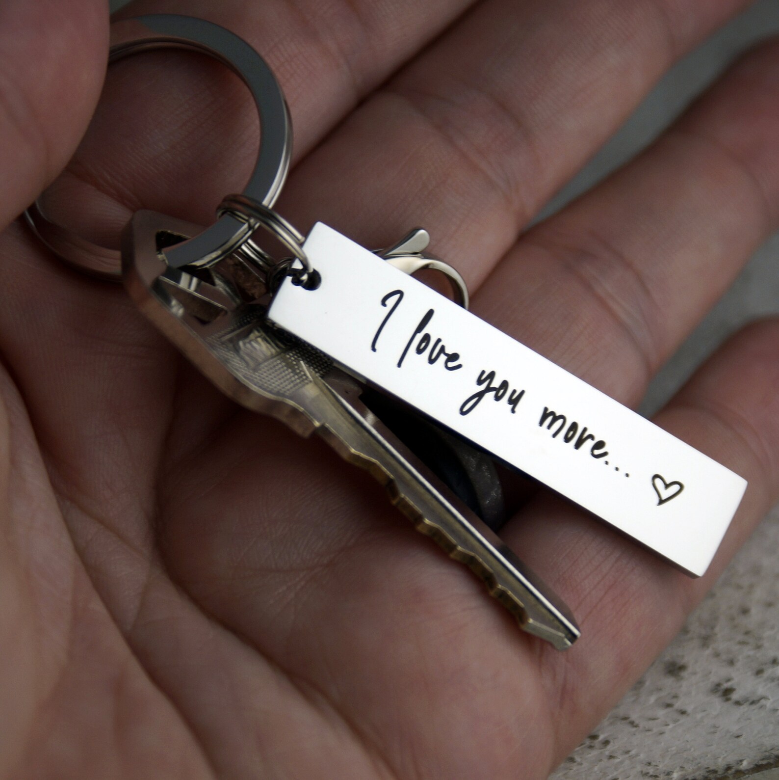 Personalized Keychain Gift for Her Christmas Gift for Him Best Etsy