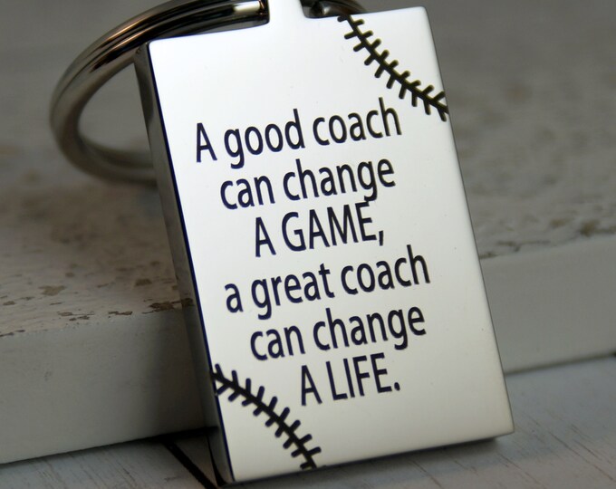 Coach Gift • End of Season Gift • Trainer Appreciation Keychain • Personalized Coach Keychain • Mentor Keychain • Coach Key chain