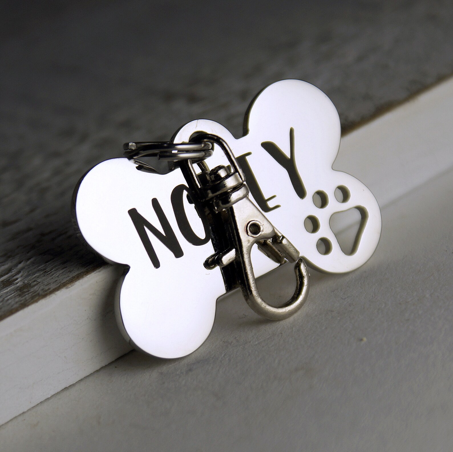 Swivel Clasp Easy Dog Tag Changer Dog Collar Id Tag Clip or Lobster Clasp or Split Ring an Easy