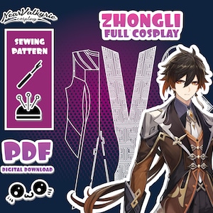 Zhongli Cosplay Patterns