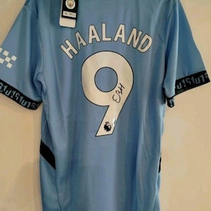 Erling Haaland Signed Jersey – GCOA Certified Manchester City Shirt