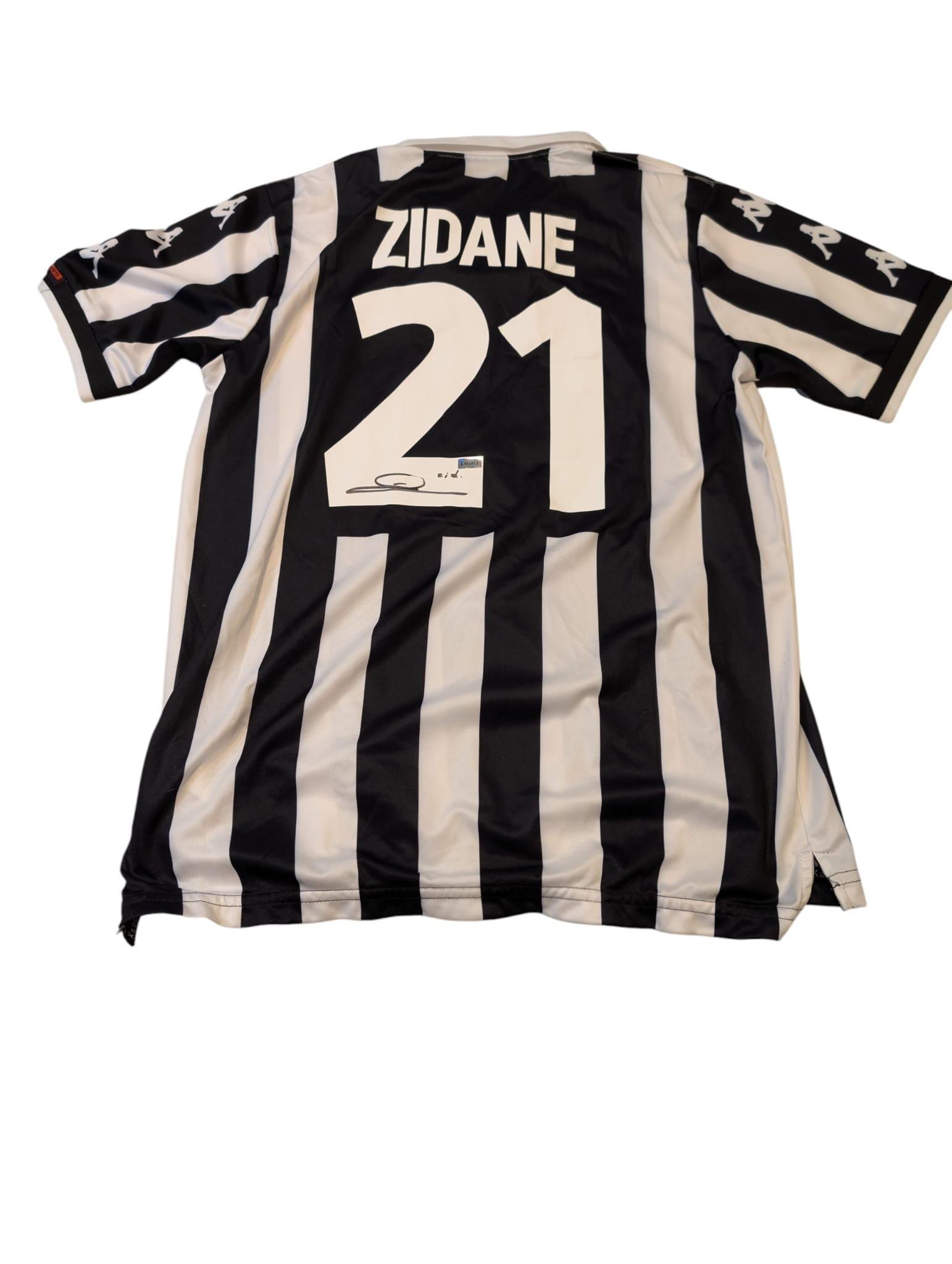 Juventus Home Jersey #21 Zinedine Zidane – Signed Football Shirt
