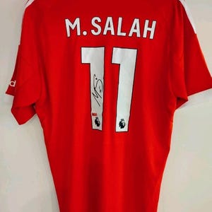 Mohamed Salah Signed Liverpool Jersey – GCOA Certified Shirt - Etsy