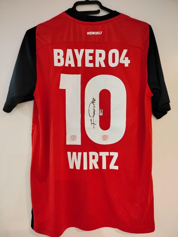 Bayer Leverkusen Florian Wirtz #10 Signed Jersey With Certificate