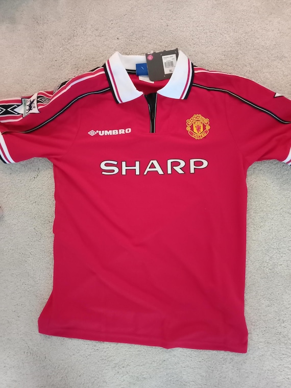 Manchester United David Beckham Signed Jersey With GCOA