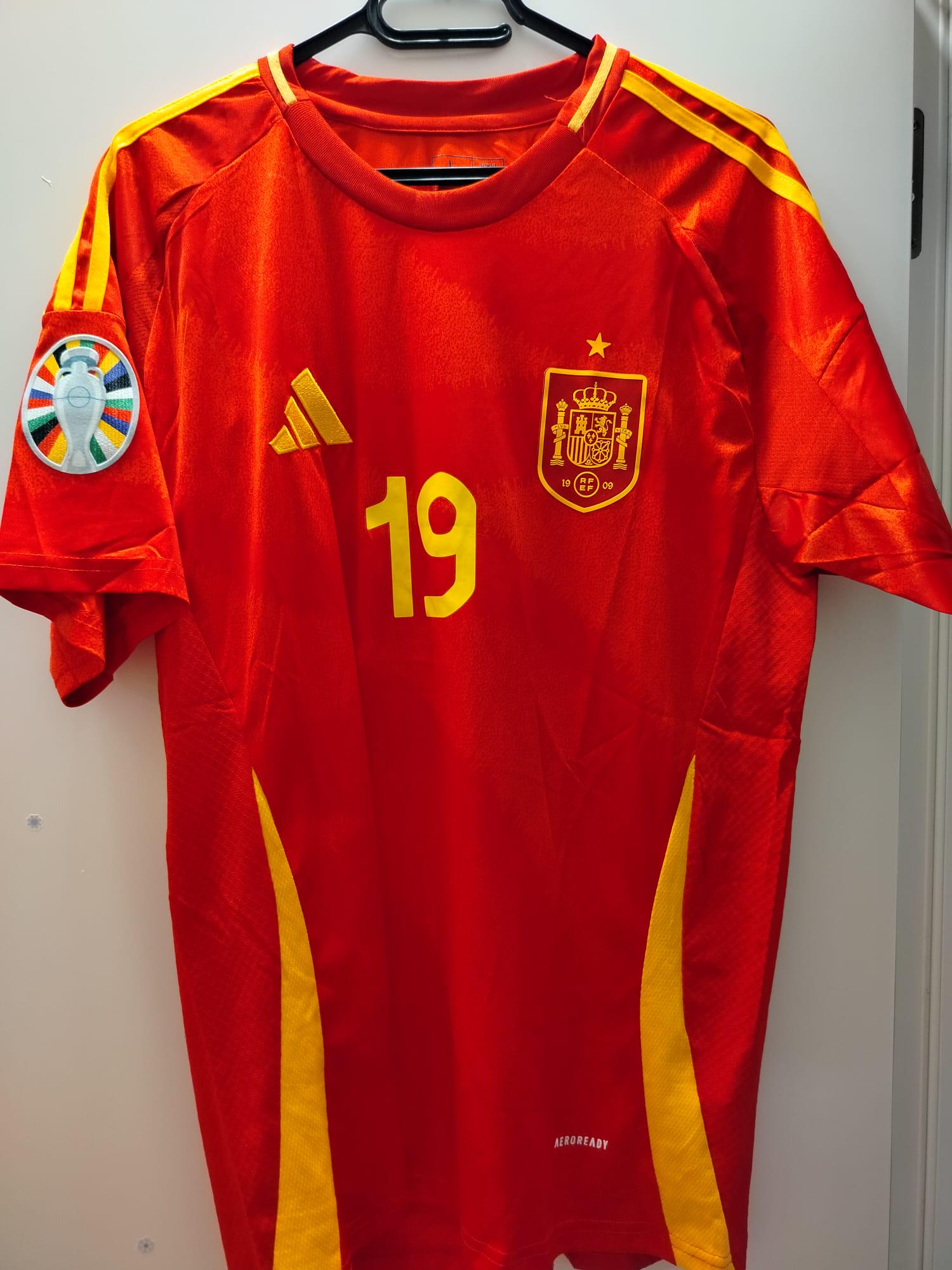 Lamine Yamal Signed Spain Jersey 19 Autographed Shirt COA GCOA