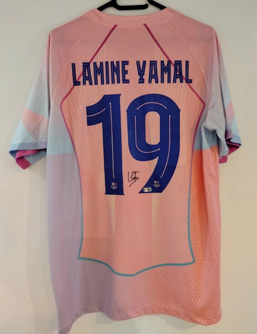 Lamine yamal signed - Etsy Polska