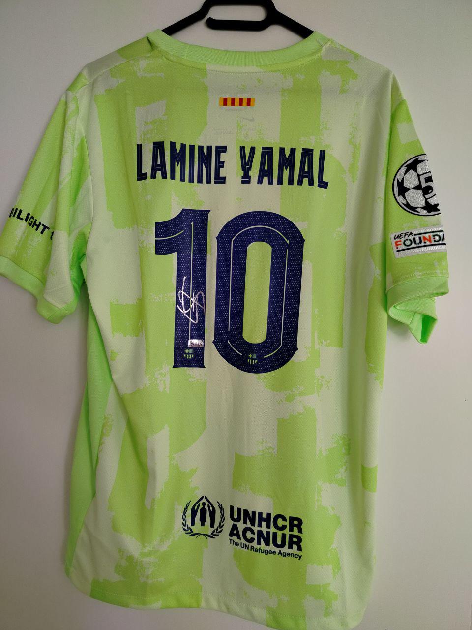 Lamine Yamal Signed Jersey - Etsy