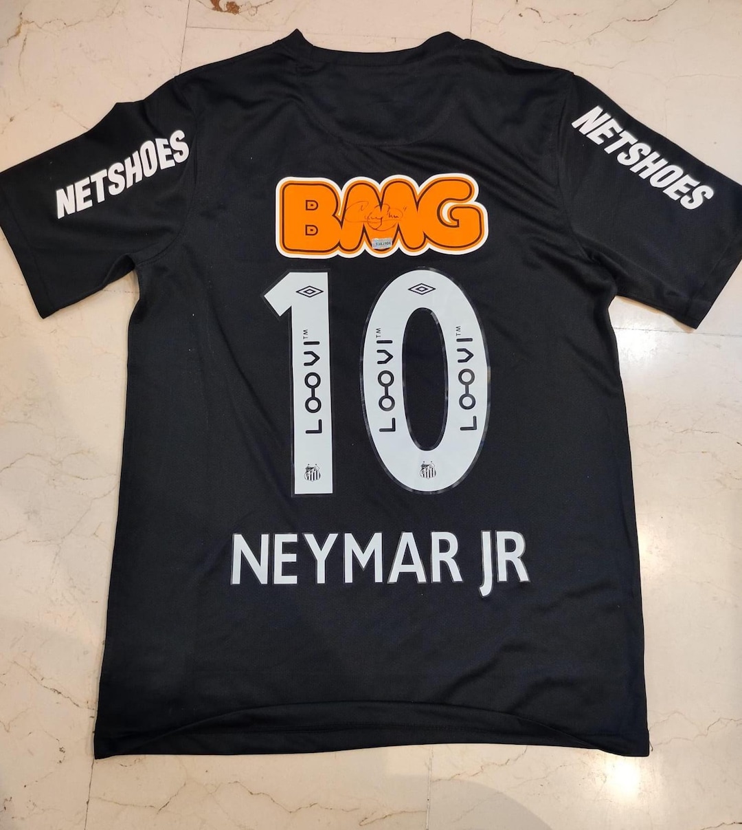 Neymar Jr Signed Santos Jersey With COA – Legendary Early Career