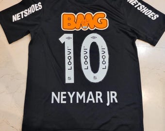 Neymar Jr Signed Santos Jersey with COA – Legendary Early Career Shirt