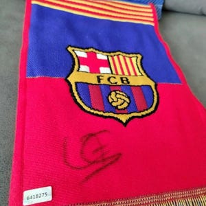 Lamine Yamal Signed FC Barcelona Scarf with COA GCOA – Autographed