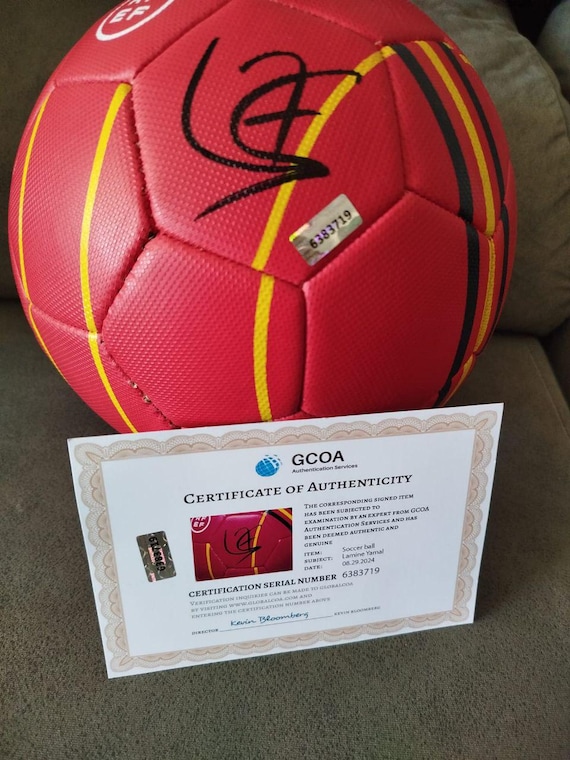 Lamine Yamal Signed Soccer Ball – GCOA - Etsy