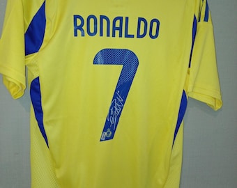 Camiseta Al Nassr #7 firmada por Cristiano Ronaldo + Certificado de autenticidad