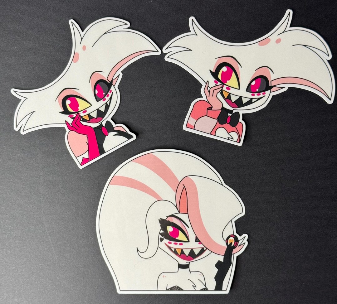 Hazbin Hotel Angel Dust Stickers - Etsy