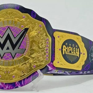 Rhea Ripley World Heavyweight Championship Title Wrestling belts 2mm