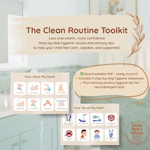 Visual Hygiene Routine Charts: Autism & ADHD Sensory Toolkit (PDF Download