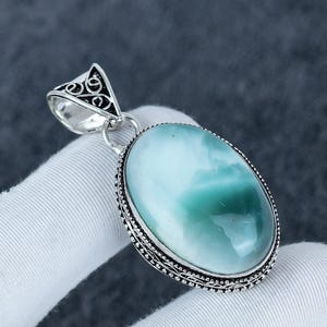 Hemimorphite Pendant 925 Sterling Silver Pendant Hemimorphite Gemstone Pendant Handmade Jewelry Hemimorphite Necklace Birthday Gifts for Her
